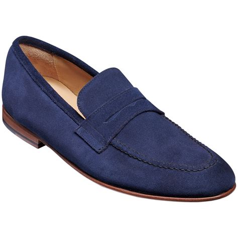 men's blue slip on loafers.